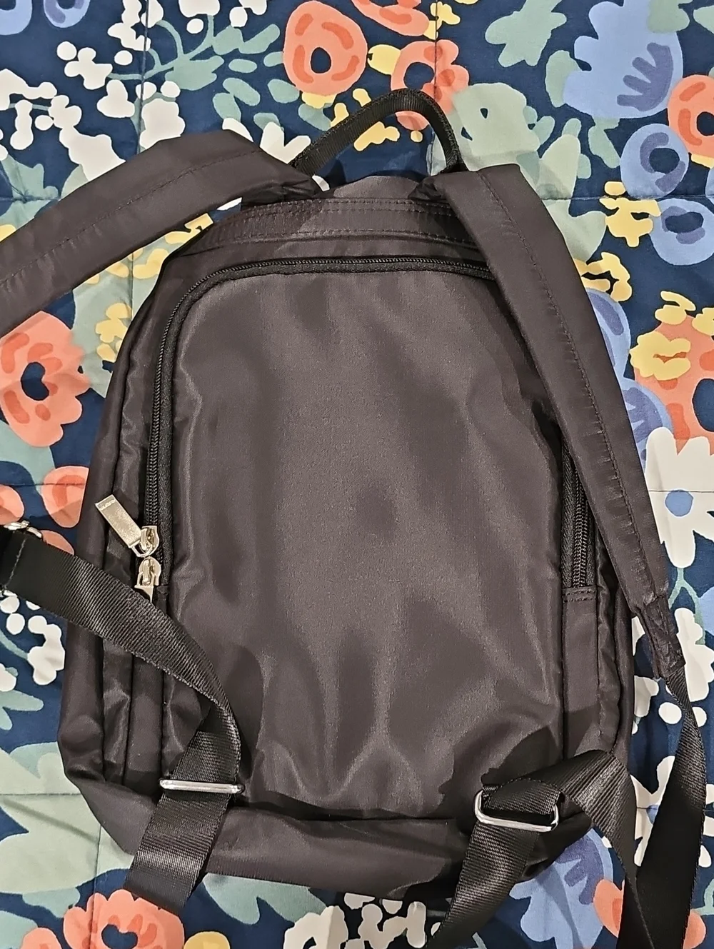 Hedgren Vogue Black backpack features tone-on-tone hardware & RFID-blocking